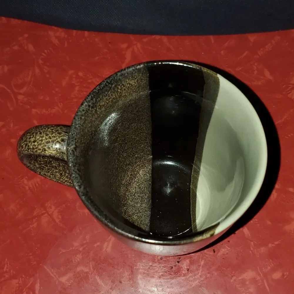 Sango 4828 Tri Black Cup Mug 12 oz